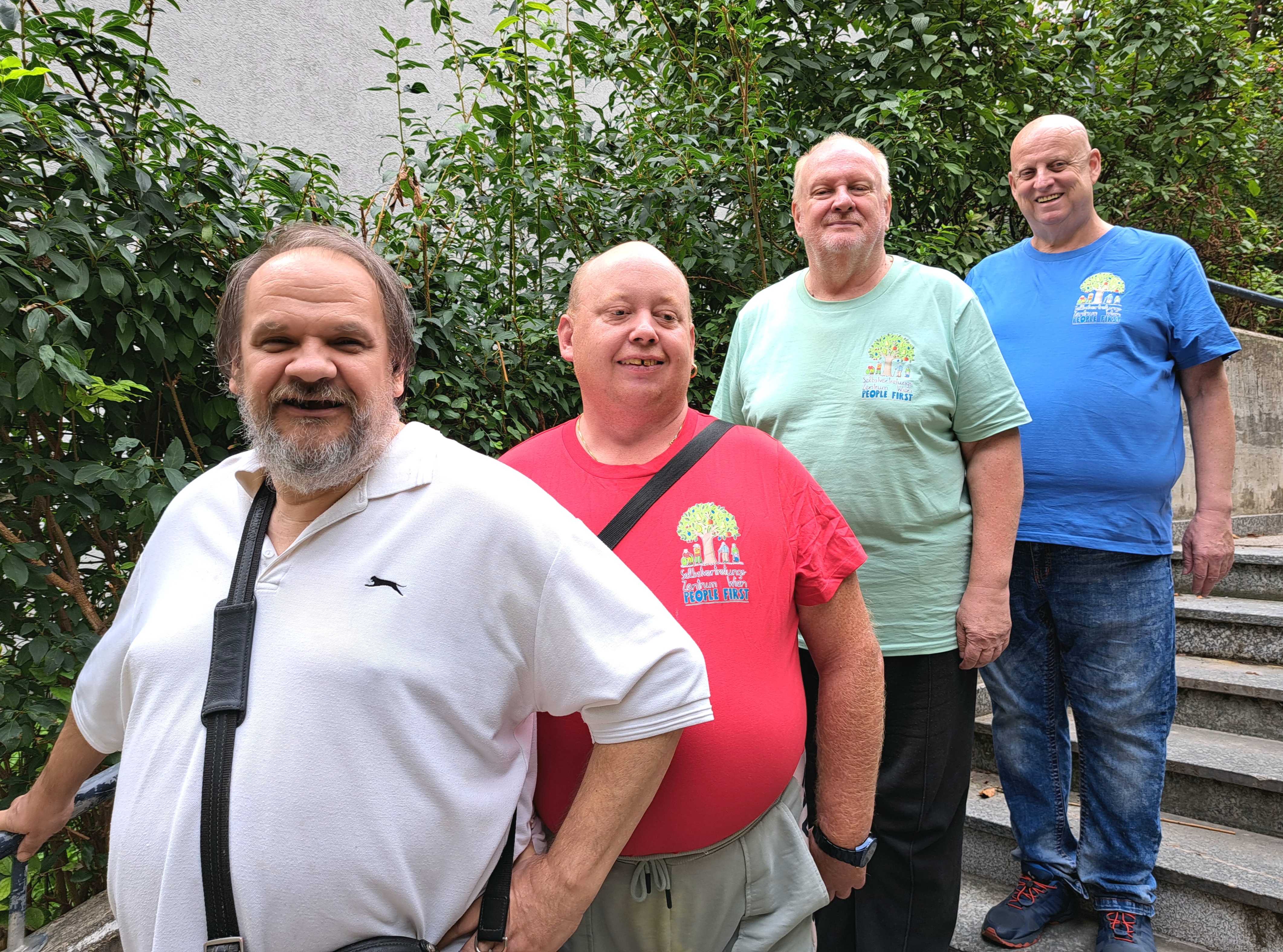 Das sind Günther Leitner, Gerald Hartel, Wolfgang Brunthaler und Roland Schlusche.