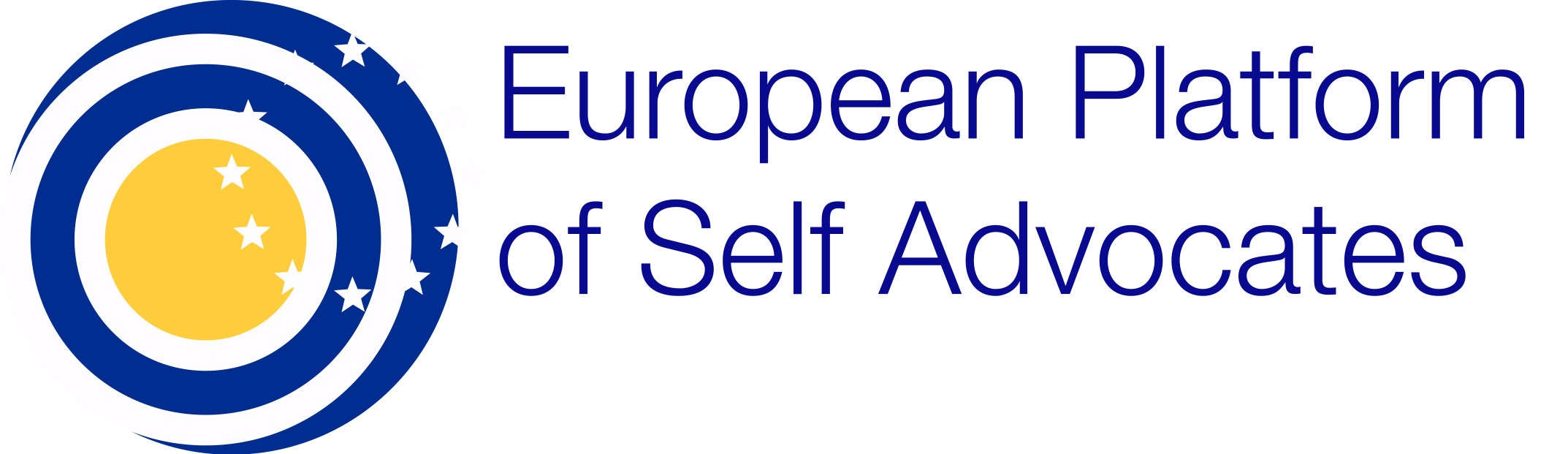 Das ist das Logo der Europäischen Plattform für Selbst-Vertreter_innen.